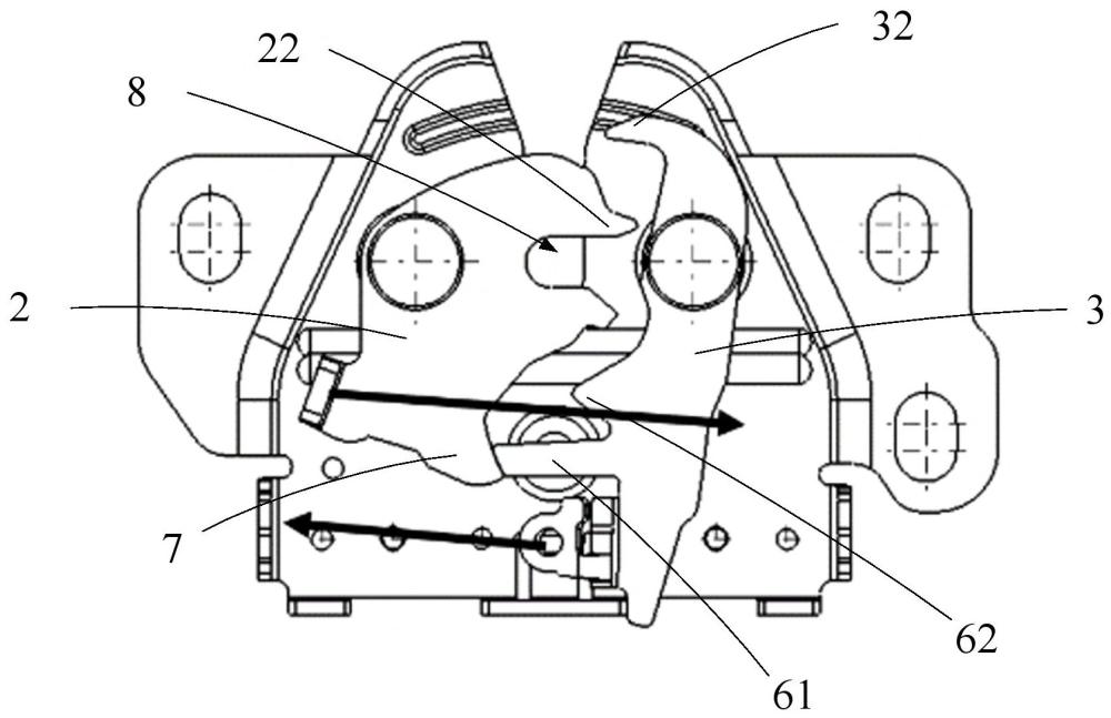 發(fā)動機罩鎖結構及車輛的制作方法