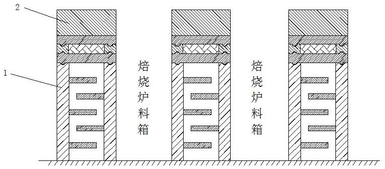 一種炭素焙燒爐火道墻結(jié)構(gòu)的制作方法