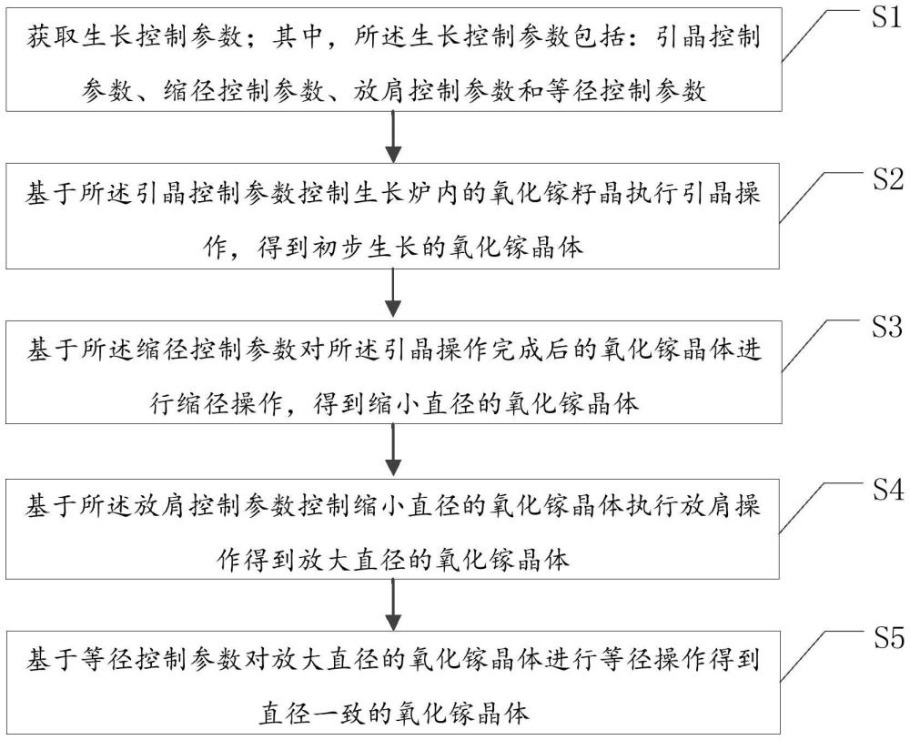 一種氧化鎵晶體的生長控制方法及生長裝置與流程