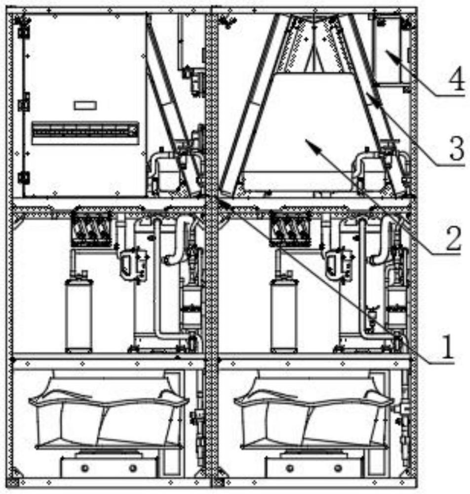 一種機(jī)房空調(diào)用變頻器安裝結(jié)構(gòu)的制作方法