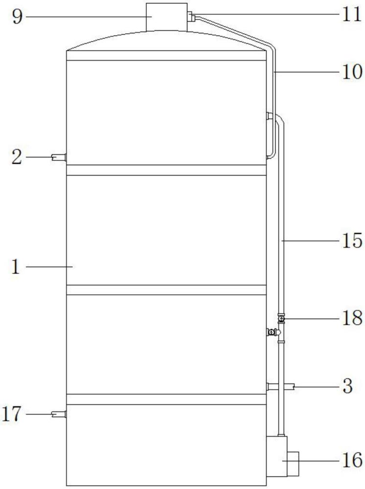 一種醫(yī)療廢物處理尾氣急冷噴淋機(jī)構(gòu)的制作方法