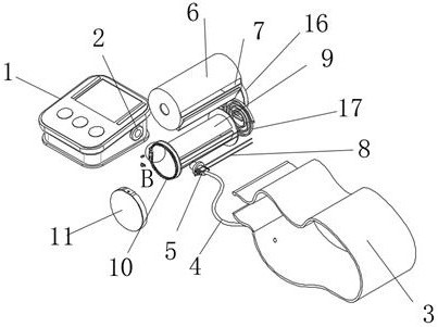 一種便捷型血壓計(jì)的制作方法