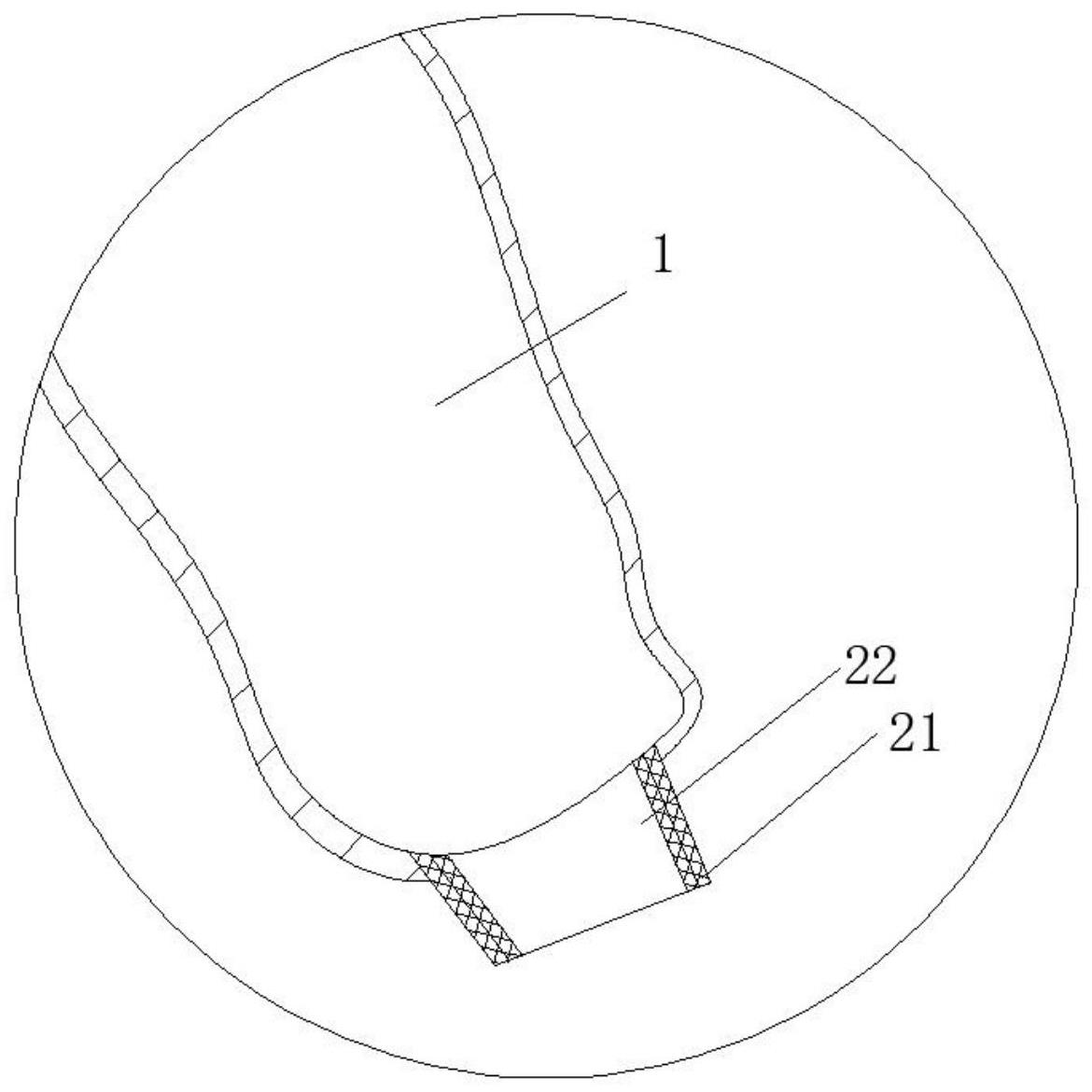 一種具有保暖袖口的羽絨服的制作方法