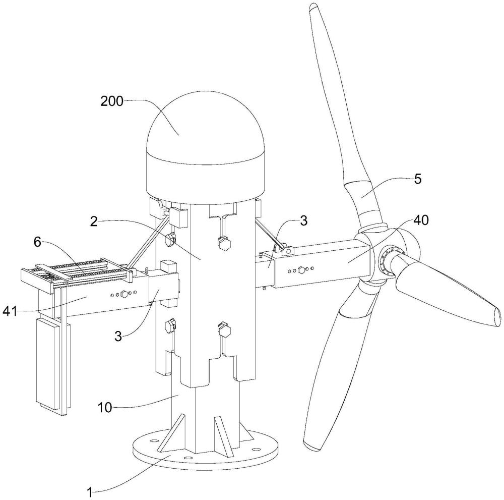 一種風(fēng)電機組塔架機構(gòu)及其方法與流程