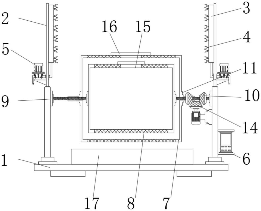 一種建筑材料粉碎用多級(jí)篩分設(shè)備的制作方法