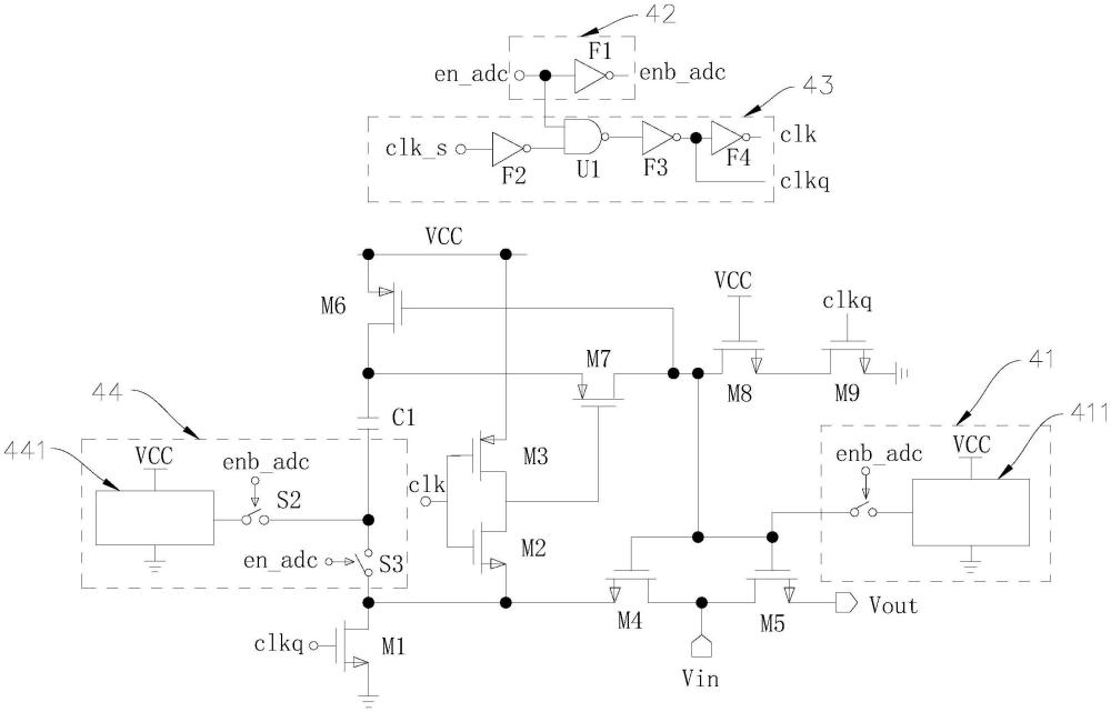 ADC輸入電路、ADC與GPIO引腳復(fù)用電路、芯片的制作方法