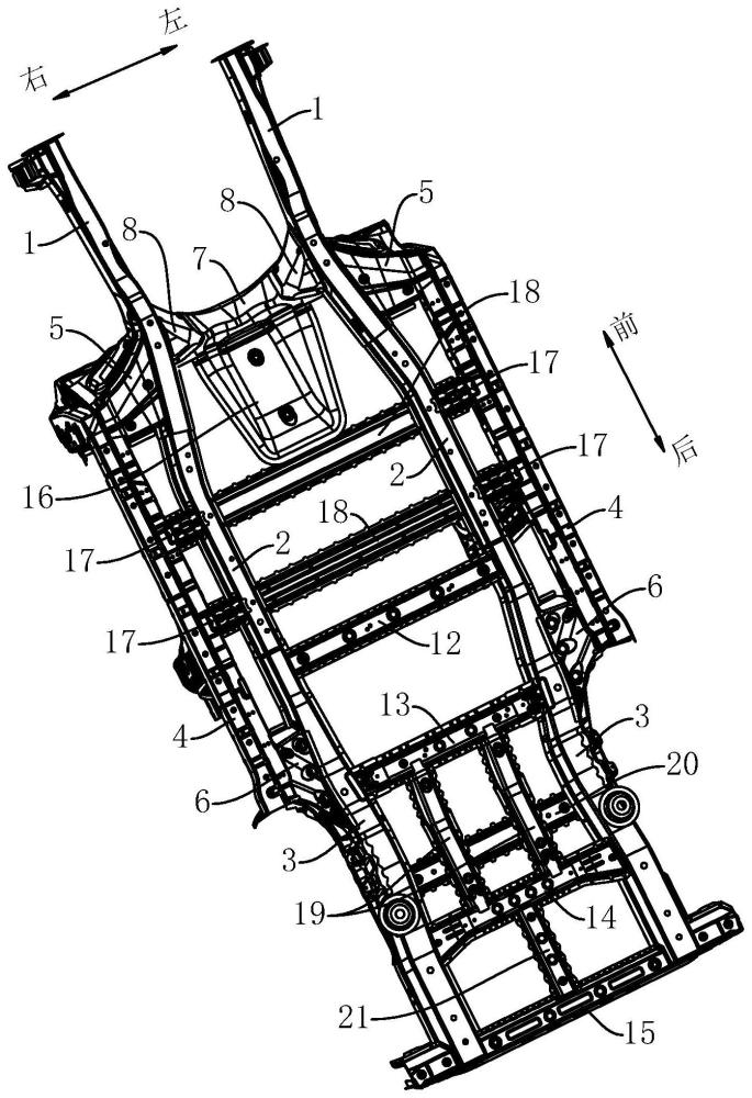 下車身傳力結(jié)構(gòu)及車輛的制作方法