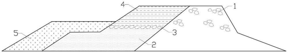 一種采用加熱摻灰軟土拼寬的高等級(jí)堤防結(jié)構(gòu)的制作方法