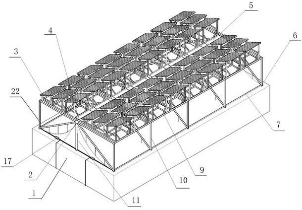 一種適用于北方已建污水處理廠的光伏產(chǎn)電保溫封閉系統(tǒng)的制作方法