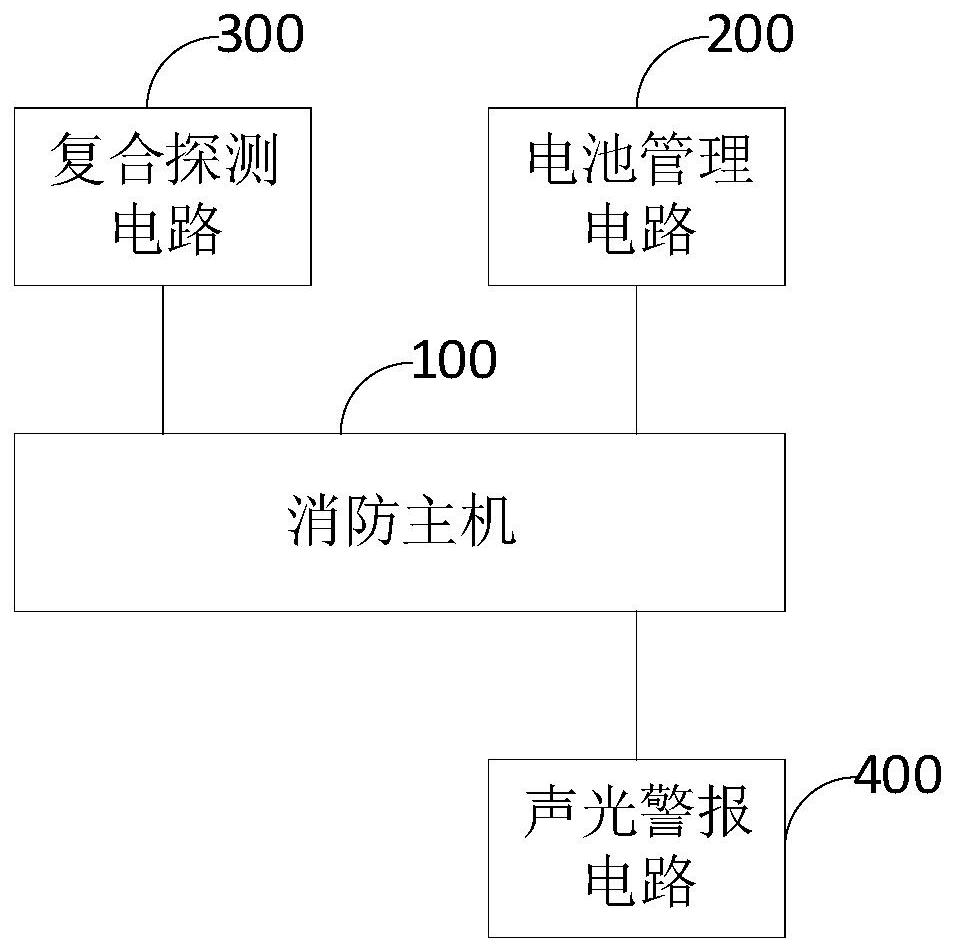 一種儲(chǔ)能防火保護(hù)電路、火災(zāi)抑制裝置、儲(chǔ)能系統(tǒng)的制作方法