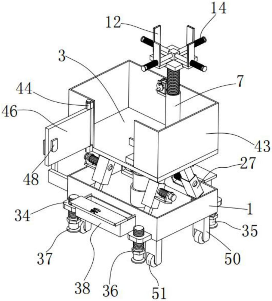 一種房建用天花板吊燈安裝裝置的制作方法