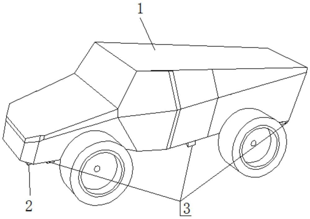 一種可分離飛行汽車駕駛艙與底盤用卡扣連接機構的制作方法