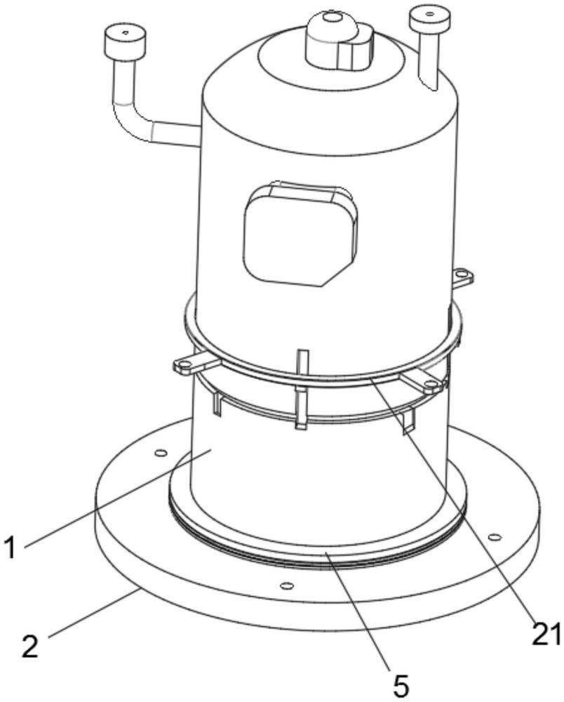 一種具備高效密封機(jī)構(gòu)的空調(diào)壓縮機(jī)蓋板的制作方法