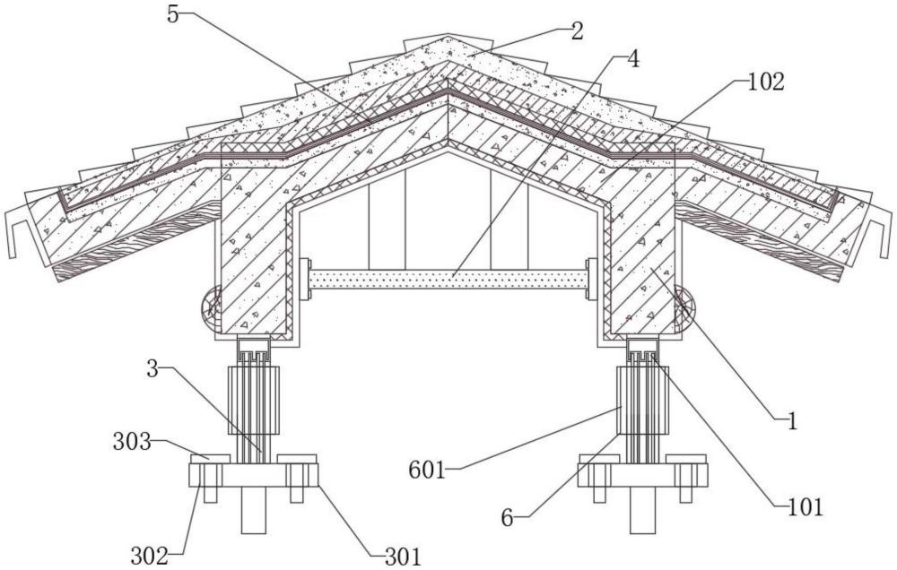 一種具有STP真空絕熱板的仿古建筑屋面保溫結(jié)構(gòu)的制作方法