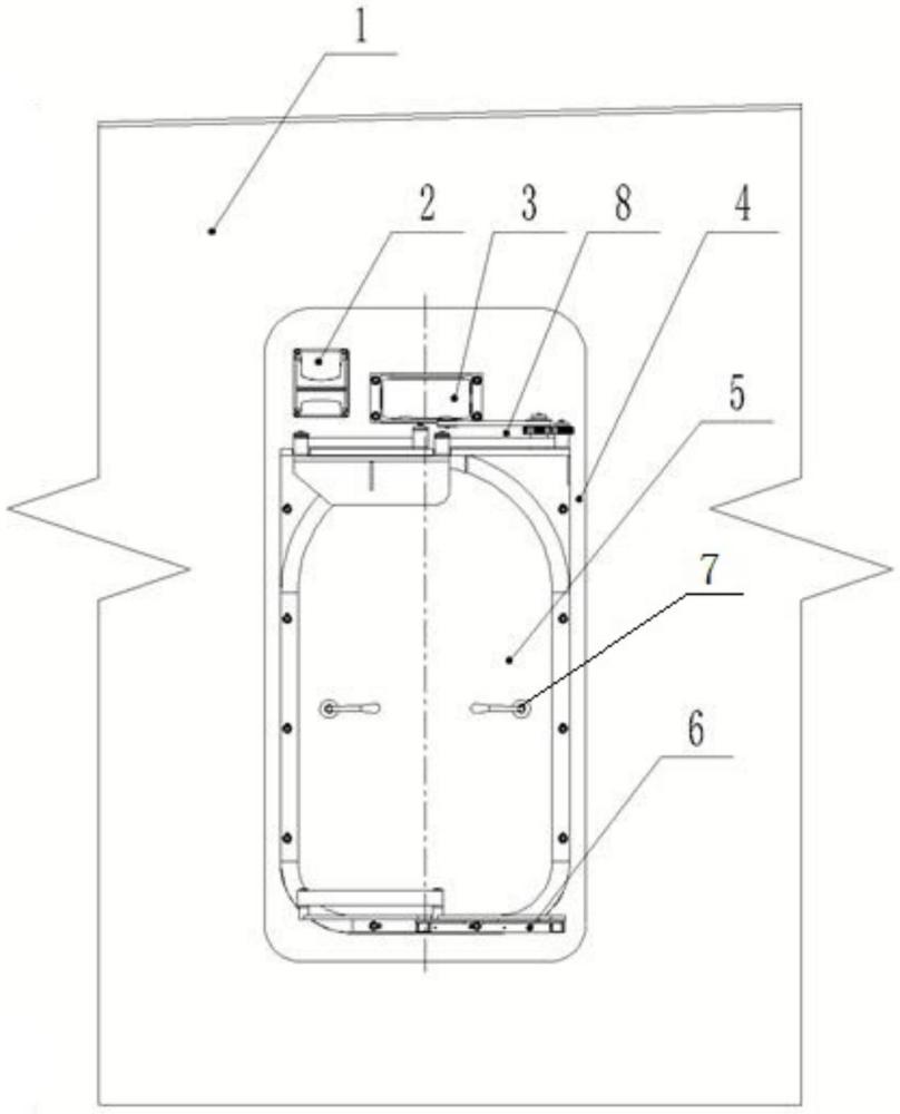 一種用于橋梁工程的電動氣密門的制作方法