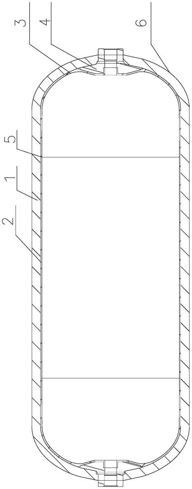 一種超大容積高壓IV型站用儲氫氣瓶的制作方法