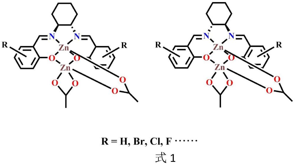 一種手性席夫堿鋅(II)雙核配合物、制備方法及有機(jī)電致圓偏振白光器件（CP-WOLED）的應(yīng)用
