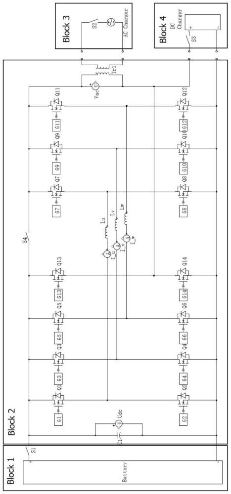 開繞組電機的充放電系統(tǒng)及動力裝置的制作方法