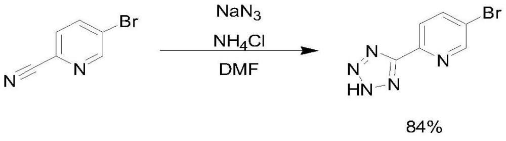 一種5-(5-溴吡啶)四氮唑的制備方法與流程