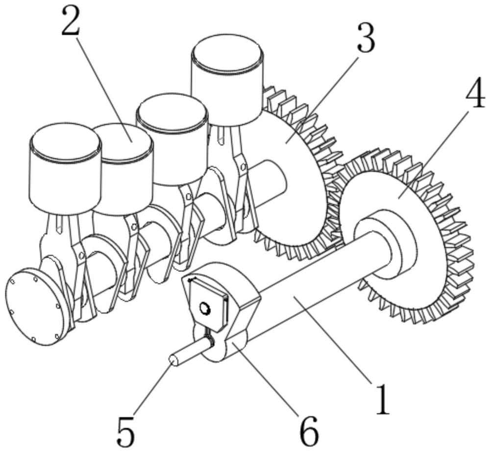 一種四缸發(fā)動(dòng)機(jī)平衡軸系統(tǒng)的制作方法