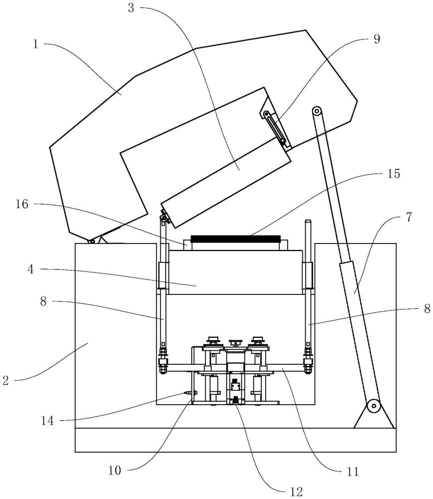 一種真空腔上腔蓋開(kāi)合機(jī)構(gòu)的制作方法