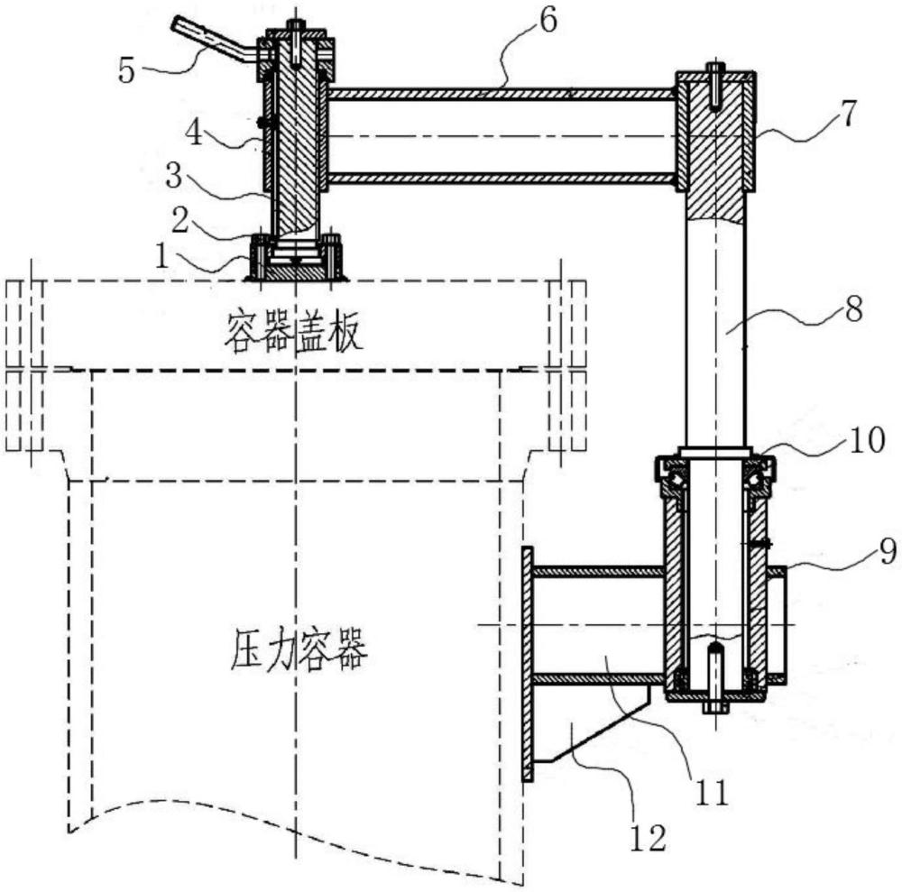 壓力容器蓋用吊柱的制作方法