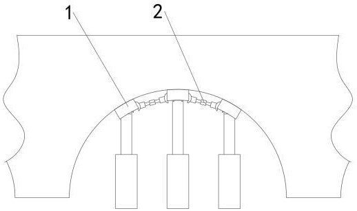 一種橋梁隧道支撐構件的制作方法