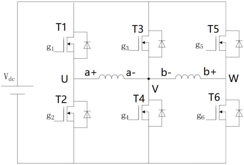 基于三相逆變器拓?fù)浣Y(jié)構(gòu)的兩相步進(jìn)電機(jī)PWM控制方法與流程