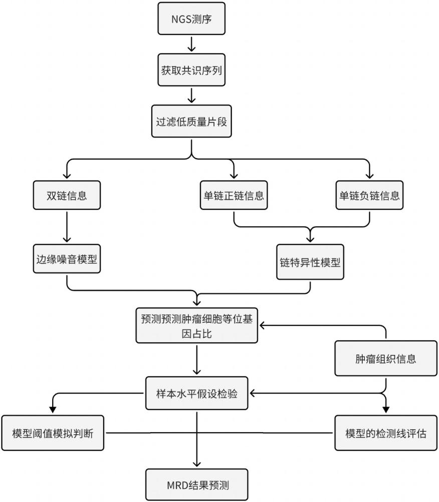 一種基于超高深度測序的微小殘留病灶檢測方法及系統(tǒng)與流程