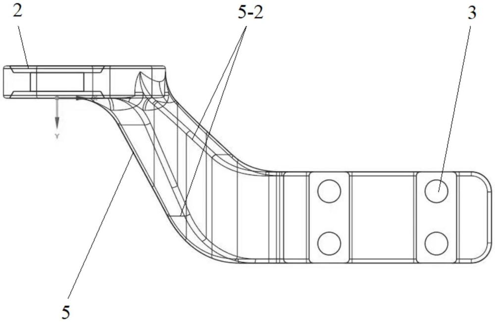 適用于城軌車輛轉向架的磁軌制動器固定吊座的制作方法