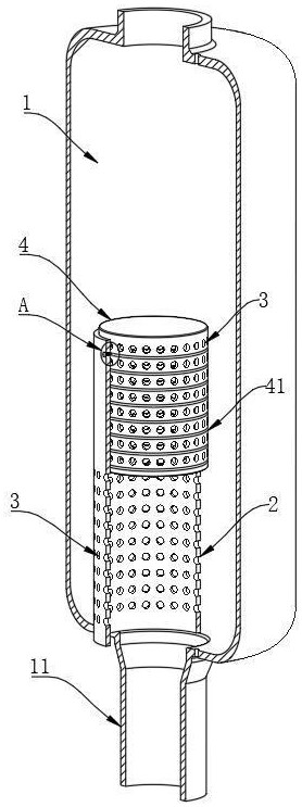 一種制氧機排氣消音器