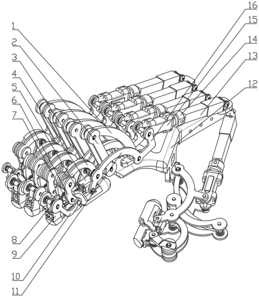 一種手部康復(fù)外骨骼機(jī)器人