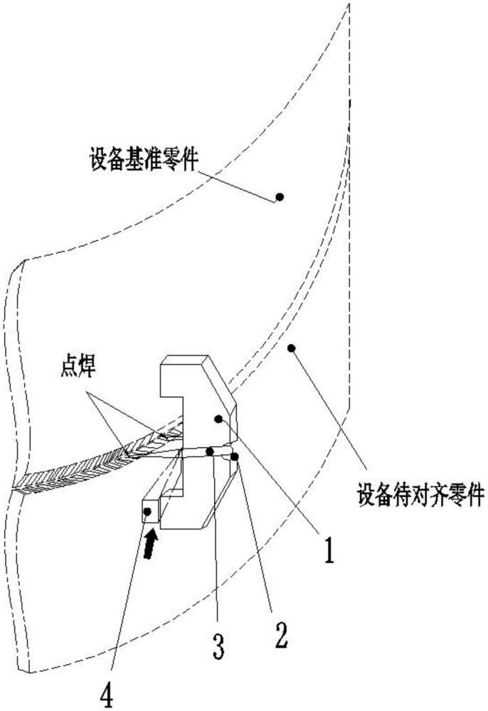 設(shè)備組裝對(duì)齊工裝的制作方法