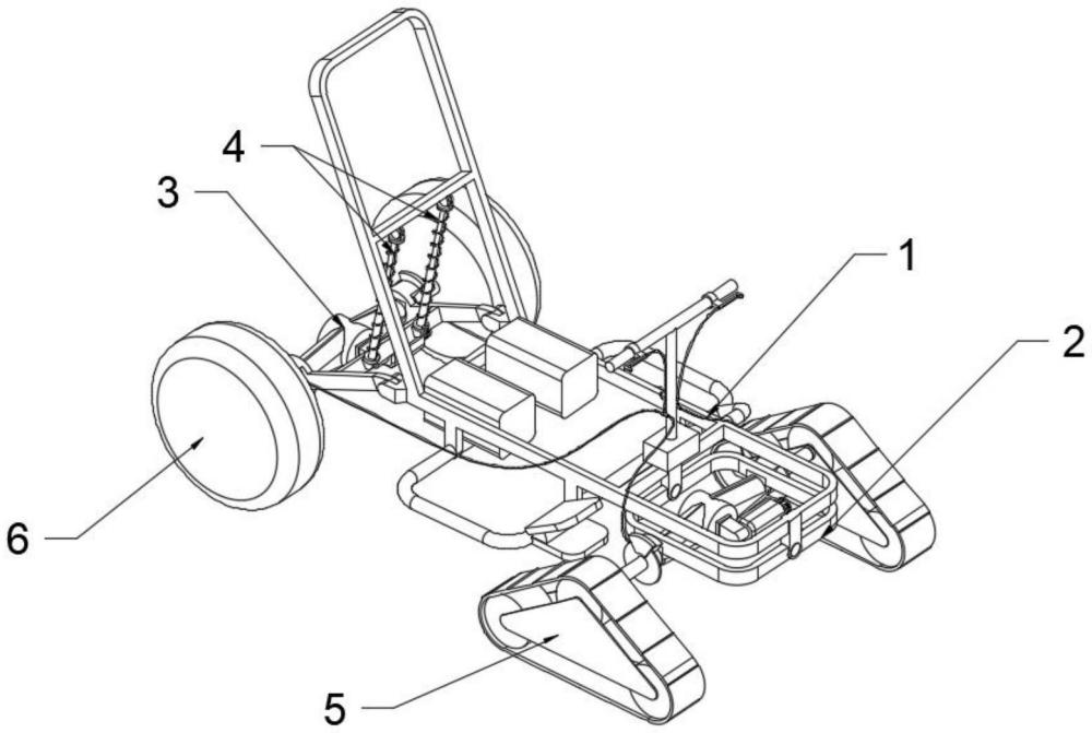 一種四驅(qū)車底盤結(jié)構(gòu)的制作方法