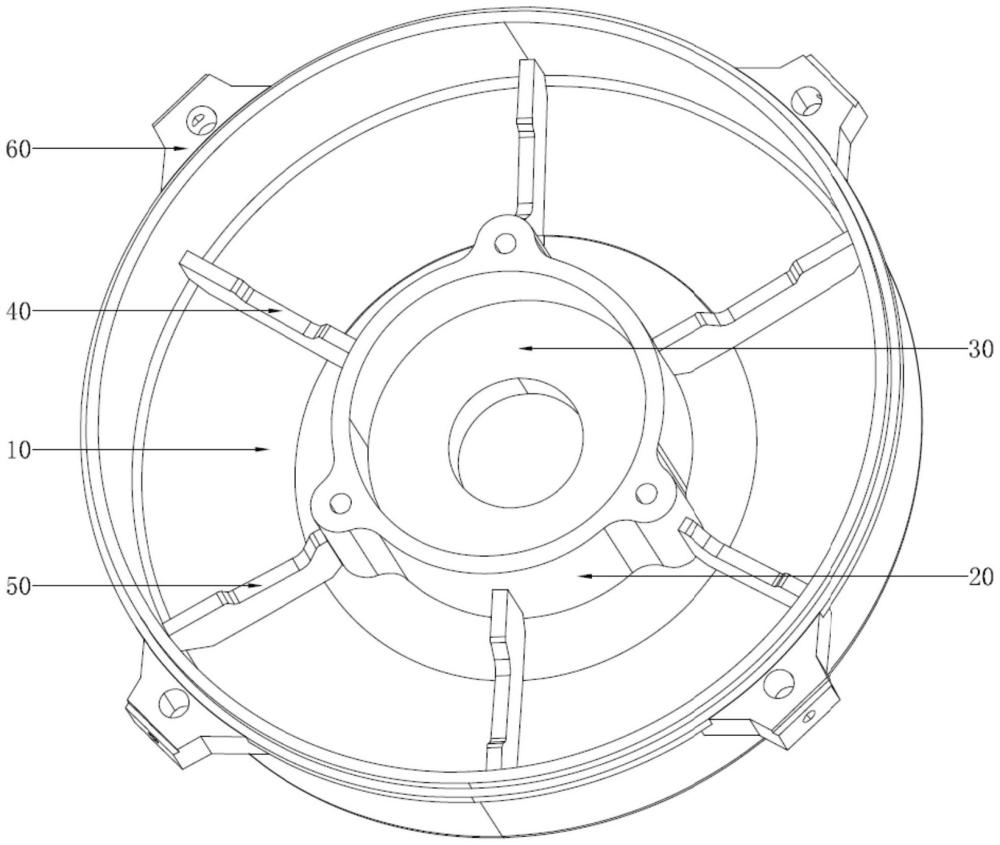 一種組合式電機后端蓋的制作方法