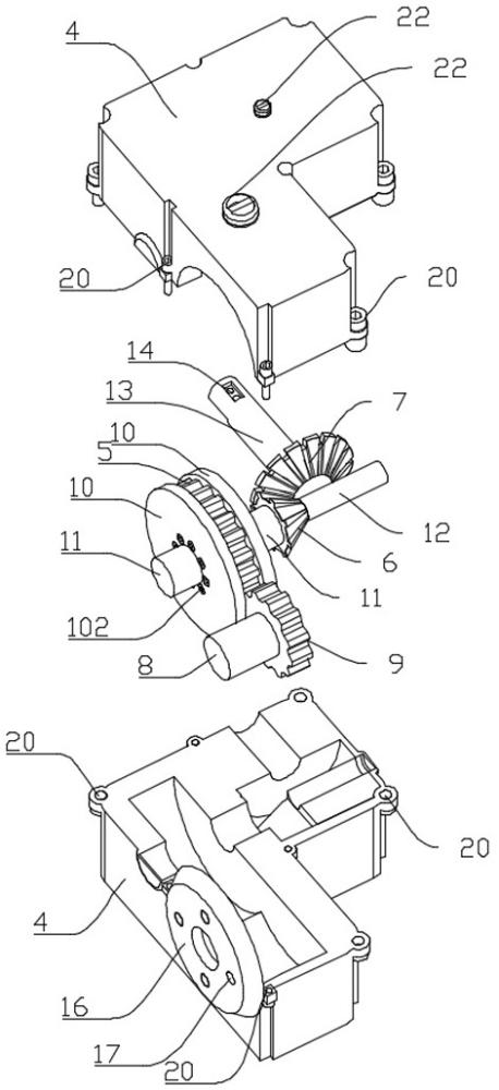 一種小型直交軸減速電機的制作方法