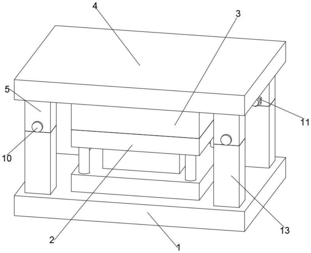 一種用于生產后背門尾燈安裝板模具的制作方法