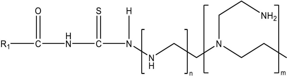 一種?；螂迮c多乙烯多胺縮合物、無(wú)磷緩蝕阻垢劑及制備方法與流程