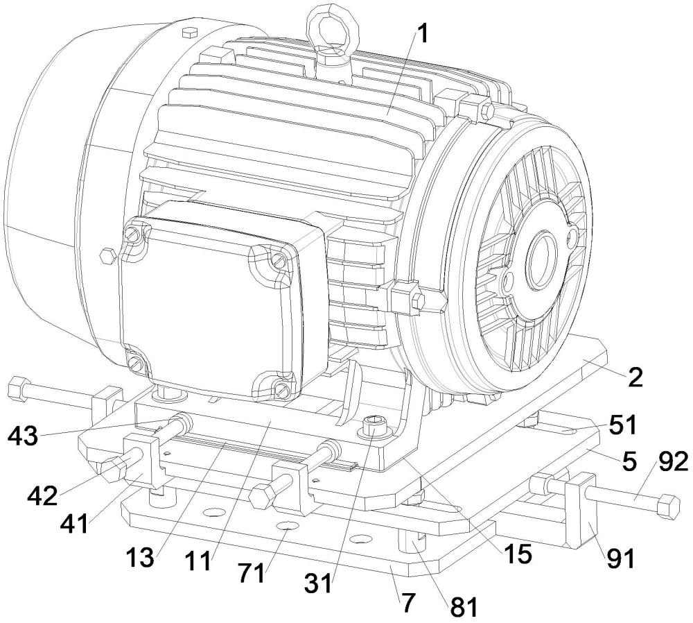 一種帶有可調(diào)節(jié)支架的穩(wěn)定型降噪電機(jī)殼的制作方法