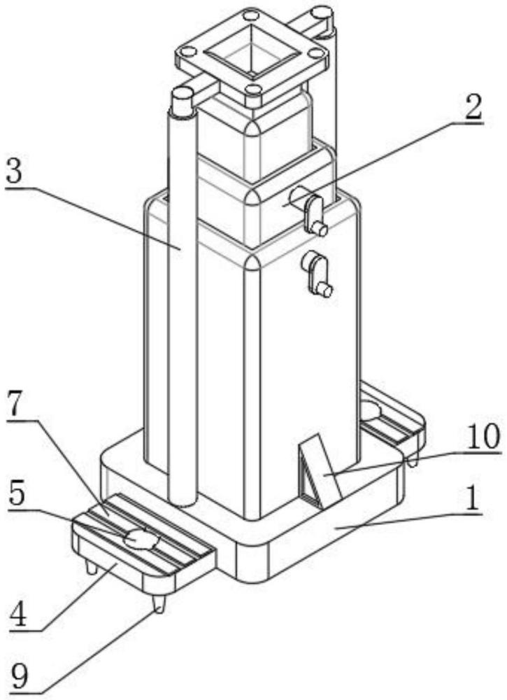 一種建設(shè)工程施工用多段式調(diào)節(jié)支架的制作方法