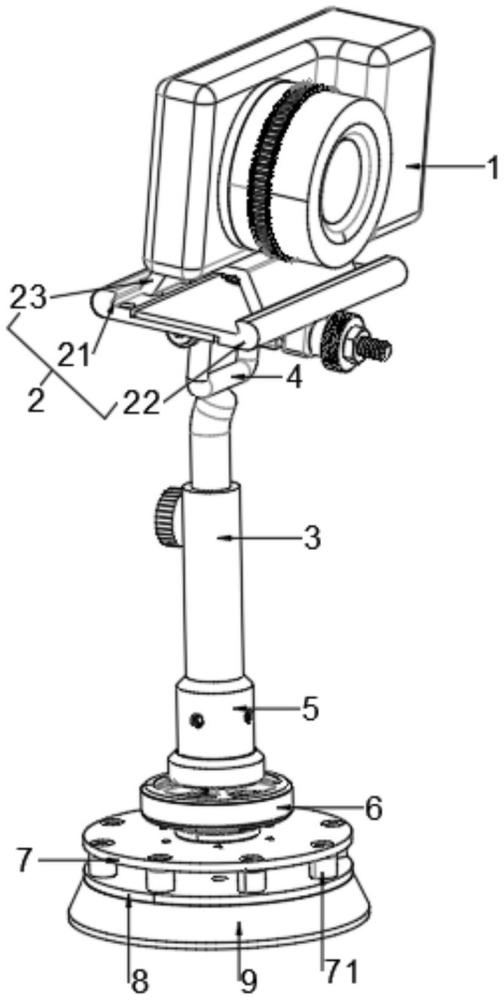 一種汽車用相機(jī)減震支架的制作方法