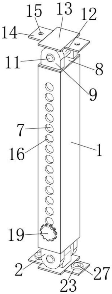 一種鋼結(jié)構加固用可調(diào)節(jié)式斜撐結(jié)構的制作方法