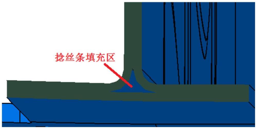 一種預(yù)防R角預(yù)浸料堆疊的成型方法與流程