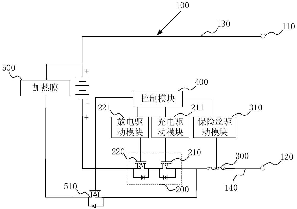 電池的充放電控制電路及電池管理系統(tǒng)的制作方法