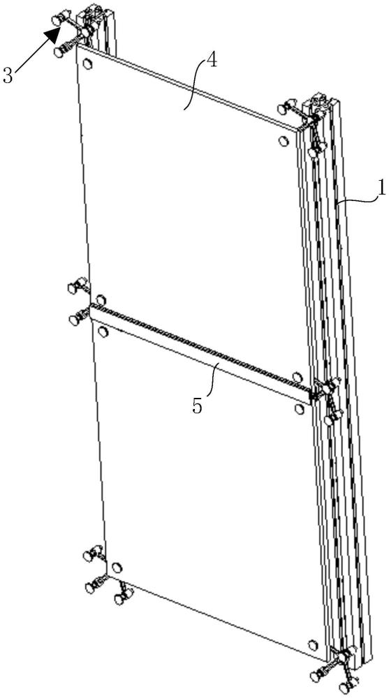 快裝的建筑玻璃幕墻結(jié)構(gòu)及其施工方法與流程