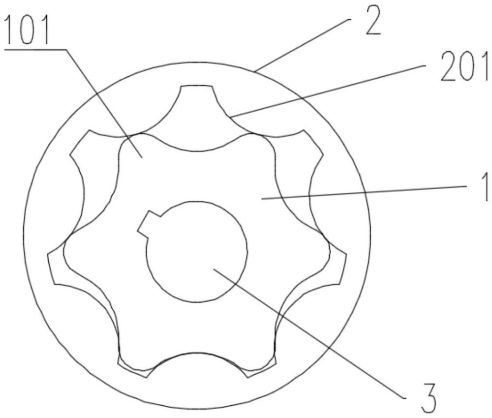 一種壓縮機(jī)用擺線轉(zhuǎn)子泵的制作方法