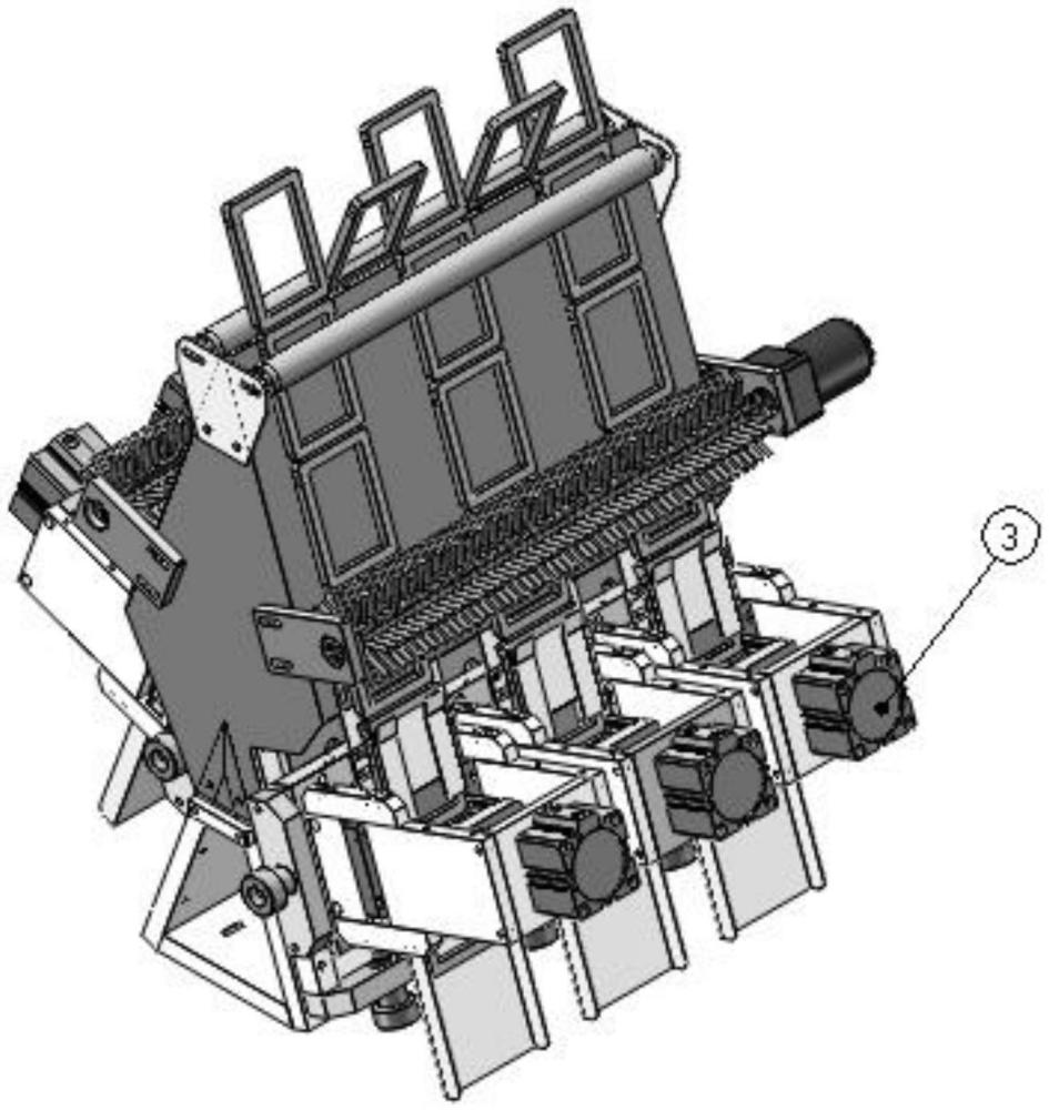 一種多列機(jī)圓角切分模機(jī)構(gòu)的制作方法