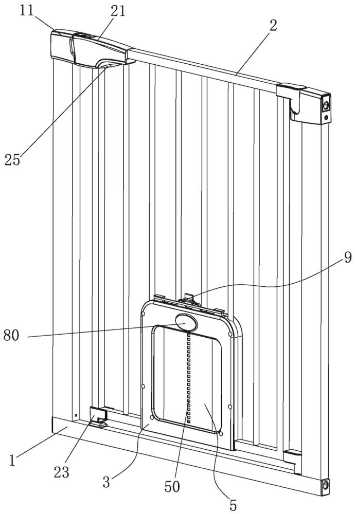 一種電動(dòng)升降寵物門的護(hù)欄的制作方法
