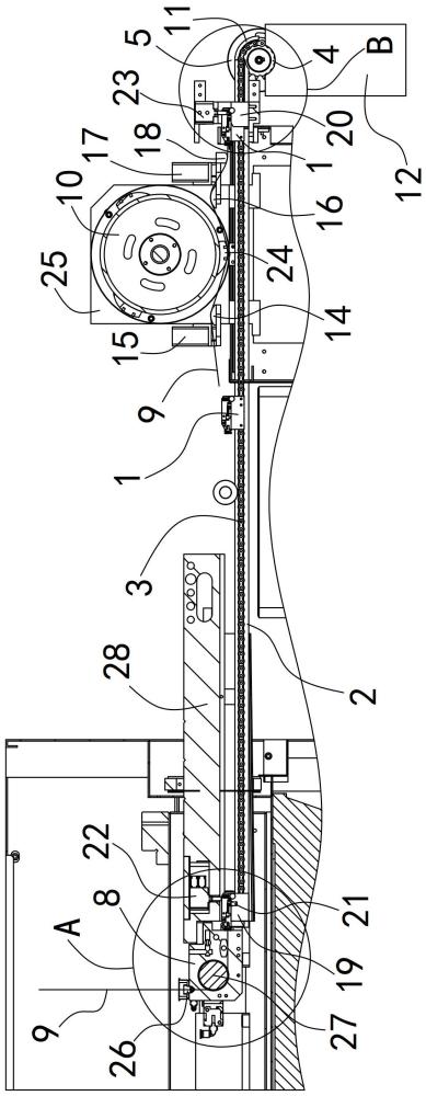 自動(dòng)穿絲電火花線切割機(jī)床用自動(dòng)下送絲機(jī)構(gòu)的制作方法