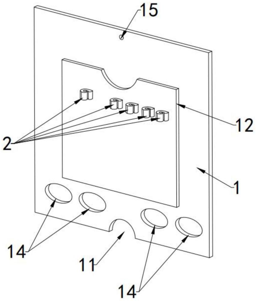 一種心電圖機(jī)導(dǎo)聯(lián)線固定裝置的制作方法